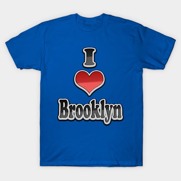 I Heart Brooklyn T-Shirt by Eric03091978